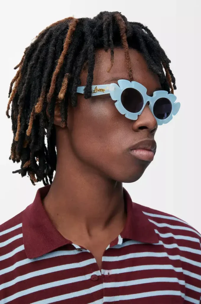Flower sunglasses Light Blue