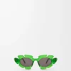 Flower sunglasses Transparent Green Flower sunglasses Transparent Green