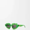 Flower sunglasses Transparent Green Flower sunglasses Transparent Green