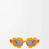Flower sunglasses Transparent Orange Flower sunglasses Transparent Orange