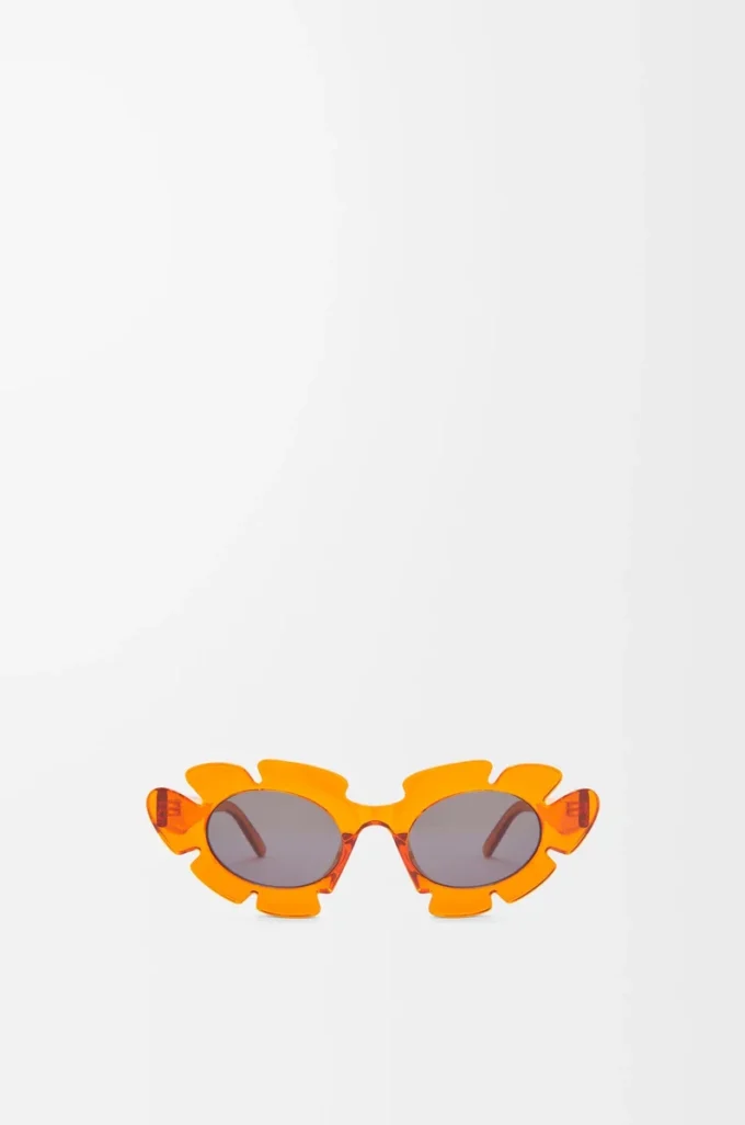 Flower sunglasses Transparent Orange Flower sunglasses Transparent Orange