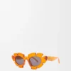 Flower sunglasses Transparent Orange Flower sunglasses Transparent Orange