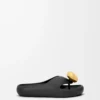 Foam Pebble sandal Black/Gold