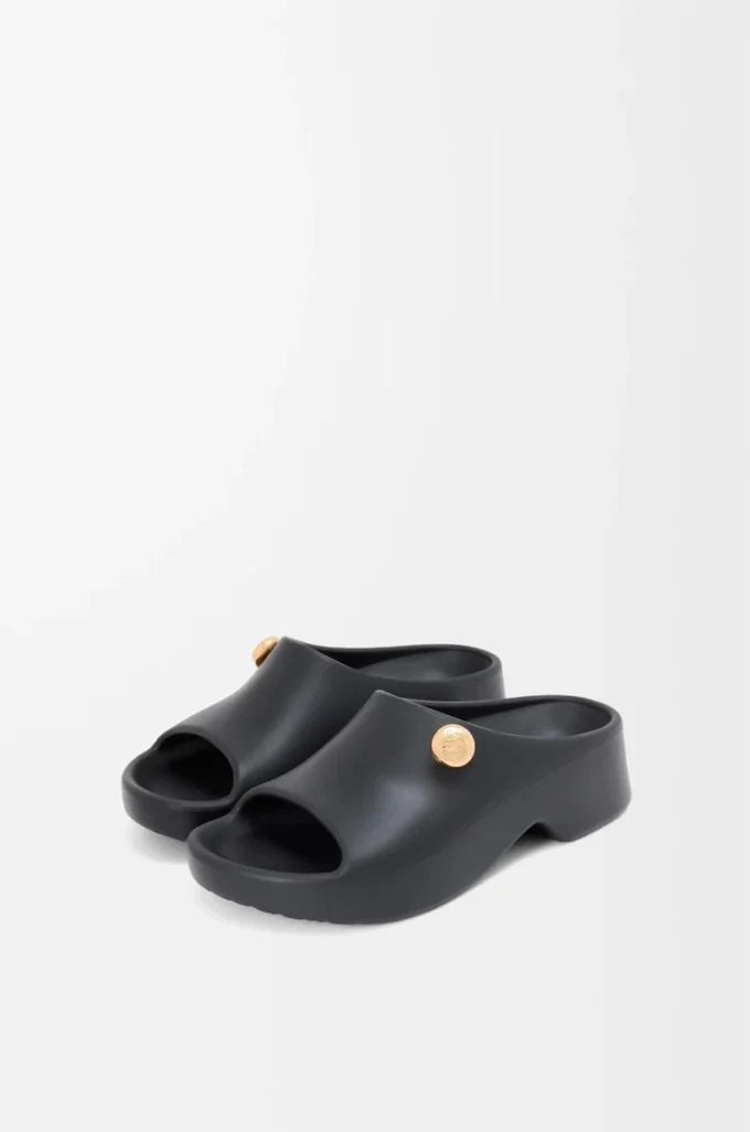 Foam Pebble slide Black/Gold Foam Pebble slide Black/Gold