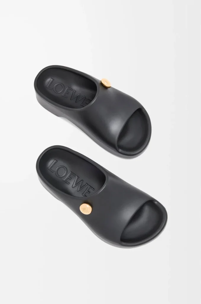 Foam Pebble slide Black/Gold Foam Pebble slide Black/Gold
