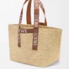 Fold Shopper in raffia Natural/Tan