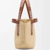 Fold Shopper in raffia Natural/Tan