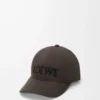 Futurist Cat cap in cotton Brown/Black Futurist Cat cap in cotton Brown/Black