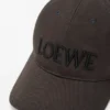 Futurist Cat cap in cotton Brown/Black Futurist Cat cap in cotton Brown/Black