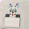 Futurist Cat cap in cotton Soft White/Black Futurist Cat cap in cotton Soft White/Black
