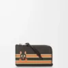 Futurist Cat coin cardholder in classic calfskin Dark Taupe/Orange Futurist Cat coin cardholder in classic calfskin Dark Taupe/Orange