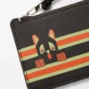 Futurist Cat coin cardholder in classic calfskin Dark Taupe/Orange Futurist Cat coin cardholder in classic calfskin Dark Taupe/Orange