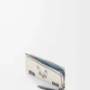 Futurist Cat coin cardholder in classic calfskin Soft White Futurist Cat coin cardholder in classic calfskin Soft White