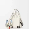 Futurist Cat compact Hammock bag in classic calfskin Soft White Futurist Cat compact Hammock bag in classic calfskin Soft White