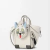 Futurist Cat compact Hammock bag in classic calfskin Soft White Futurist Cat compact Hammock bag in classic calfskin Soft White