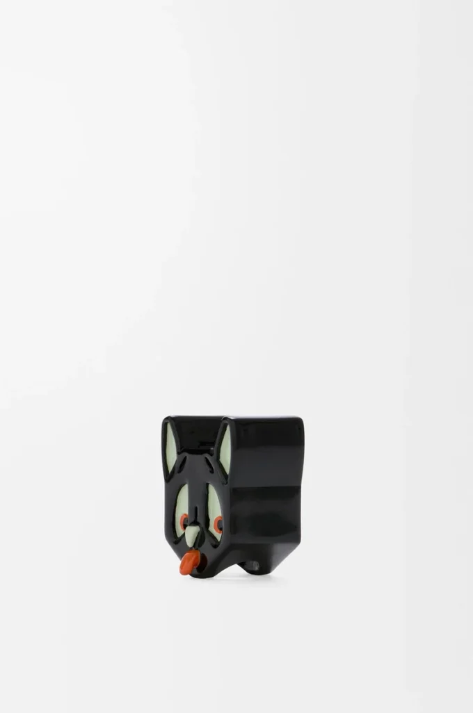 Futurist Cat dice Black/Green