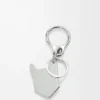 Futurist Cat keyring Silver/Multicolor Futurist Cat keyring Silver/Multicolor