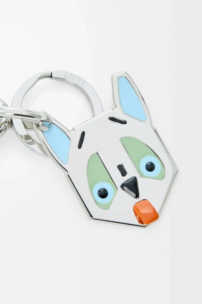 Futurist Cat keyring Silver/Multicolor Futurist Cat keyring Silver/Multicolor