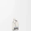 Futurist Cat mini Puzzle bag in classic calfskin Soft White