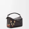 Futurist Cat small Puzzle bag in classic calfskin Dark Taupe Futurist Cat small Puzzle bag in classic calfskin Dark Taupe