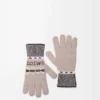 Gloves in wool blend Beige/Multicolor Gloves in wool blend Beige/Multicolor