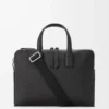 Goya thin briefcase in soft grained calfskin Black Goya thin briefcase in soft grained calfskin Black