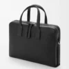 Goya thin briefcase in soft grained calfskin Black Goya thin briefcase in soft grained calfskin Black