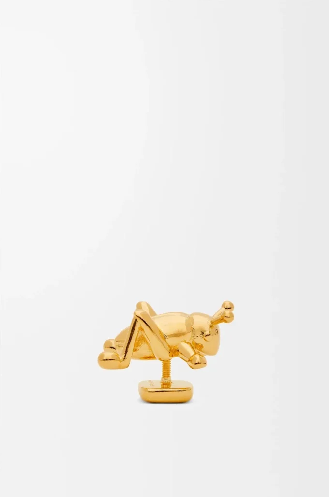 Grasshopper pin in brass Gold Grasshopper pin in brass Gold