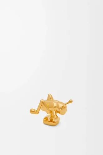 Grasshopper pin in brass Gold Grasshopper pin in brass Gold