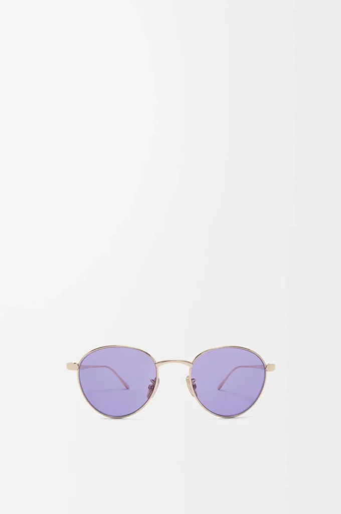 Groove Round sunglasses Purple Groove Round sunglasses Purple