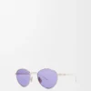 Groove Round sunglasses Purple Groove Round sunglasses Purple