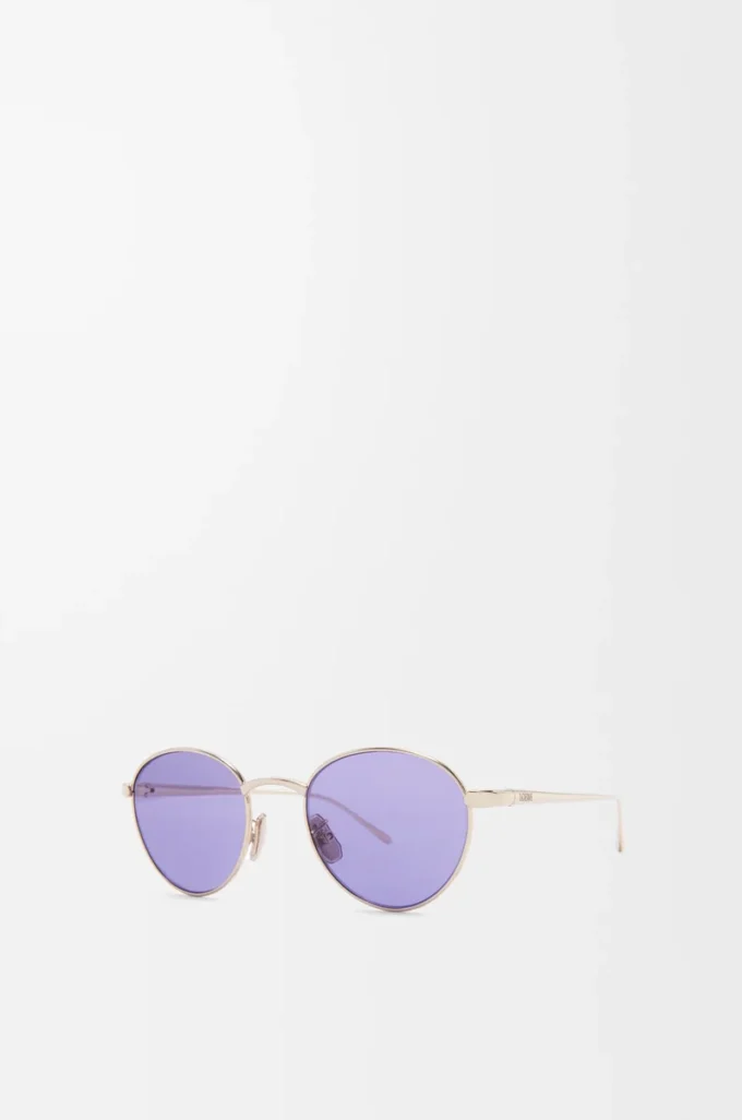 Groove Round sunglasses Purple Groove Round sunglasses Purple