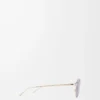 Groove Round sunglasses Purple Groove Round sunglasses Purple