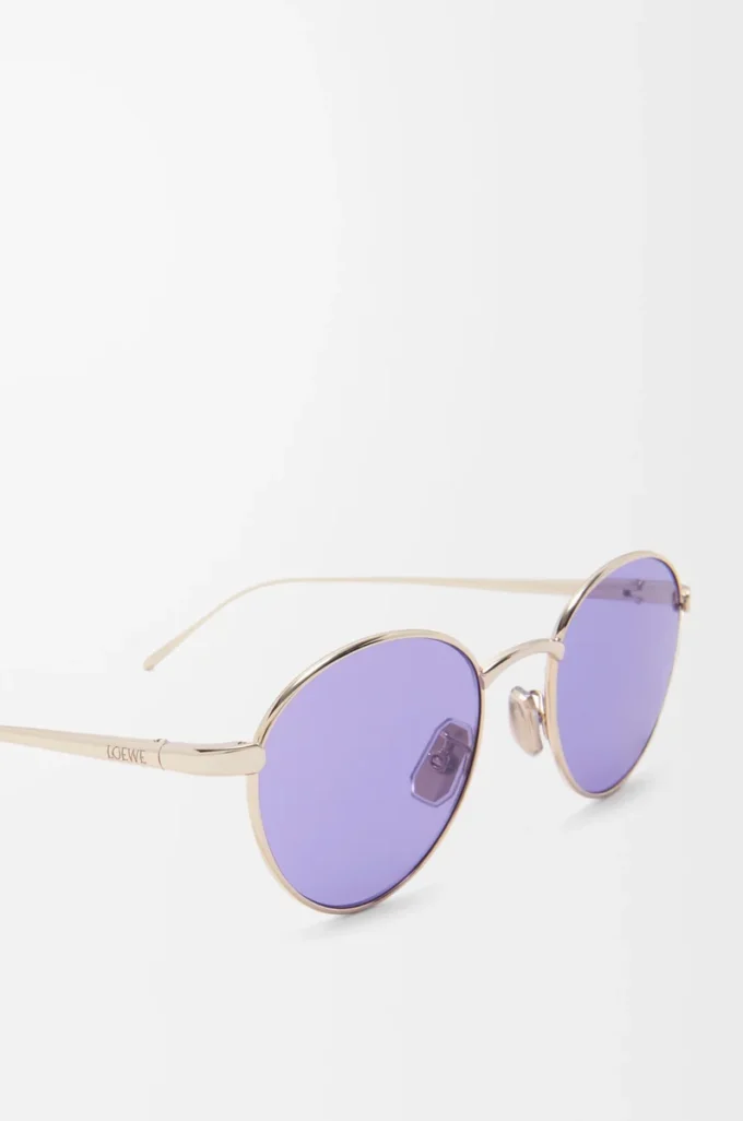 Groove Round sunglasses Purple Groove Round sunglasses Purple
