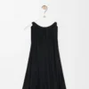 Halter top in viscose Black Halter top in viscose Black