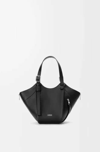Hammock Flip bag in classic calfskin Black