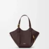 Hammock Flip bag in classic calfskin Dark Chestnut Hammock Flip bag in classic calfskin Dark Chestnut