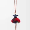 Highland Puzz charm Tan/Blue Highland Puzz charm Tan/Blue