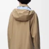 Hooded parka in cotton Beige Hooded parka in cotton Beige