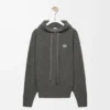 Hoodie in wool Grey Hoodie in wool Grey