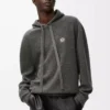 Hoodie in wool Grey Hoodie in wool Grey