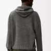 Hoodie in wool Grey Hoodie in wool Grey