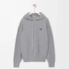 Hoodie in wool Light Grey Melange Hoodie in wool Light Grey Melange