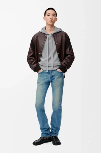 Hoodie in wool Light Grey Melange