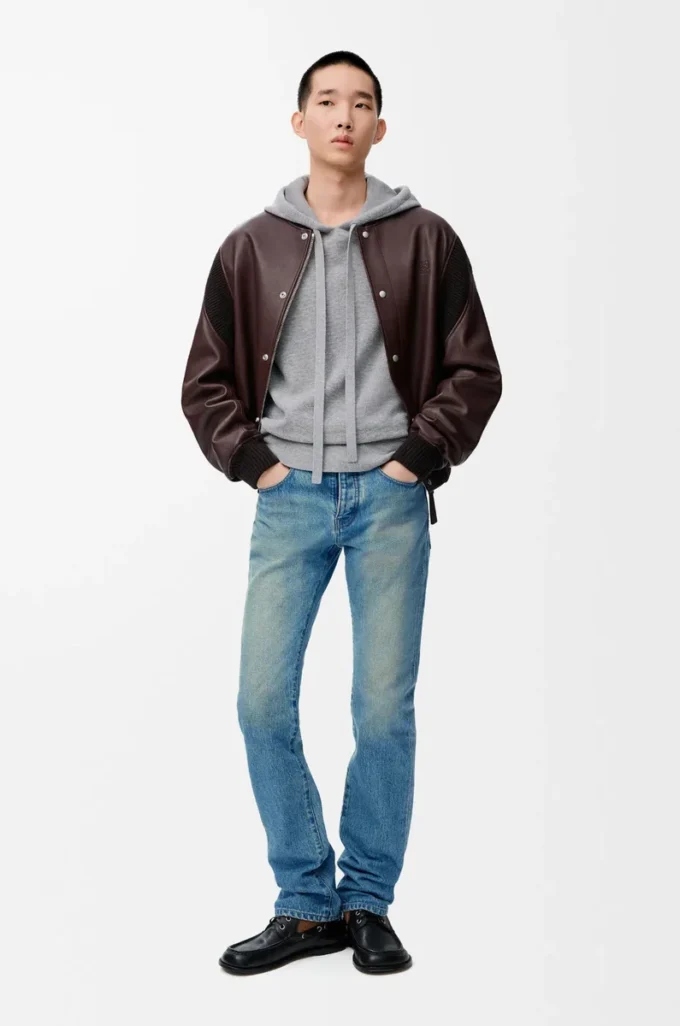 Hoodie in wool Light Grey Melange Hoodie in wool Light Grey Melange