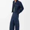 Hybrid jacket in denim and nappa calfskin Raw Denim Hybrid jacket in denim and nappa calfskin Raw Denim
