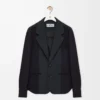 Hybrid jacket in wool Navy/Grey Hybrid jacket in wool Navy/Grey