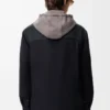 Hybrid jacket in wool Navy/Grey Hybrid jacket in wool Navy/Grey