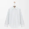 Hybrid shirt in cotton and wool White/Beige Hybrid shirt in cotton and wool White/Beige