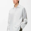 Hybrid shirt in cotton and wool White/Beige Hybrid shirt in cotton and wool White/Beige